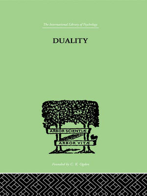 cover image of Duality